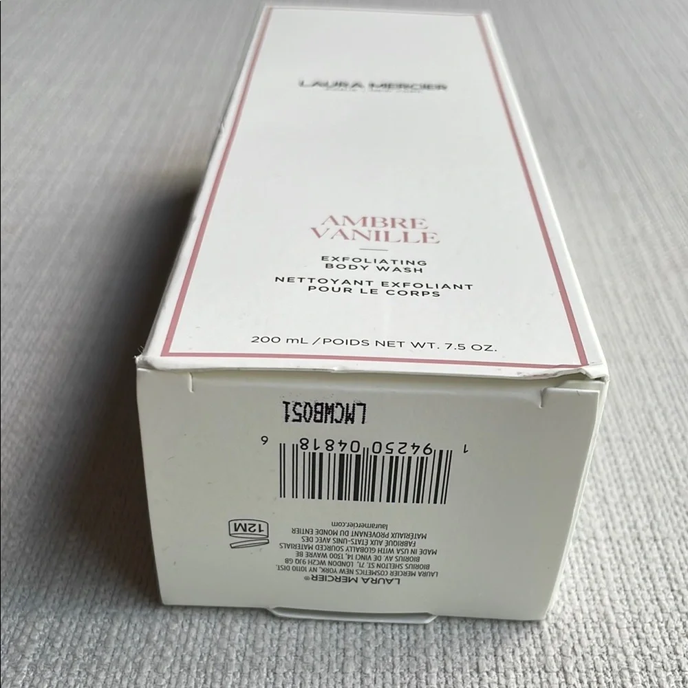 Laura Mercier Ambre Vanille Exfoliating Body Wash 7.5 oz.